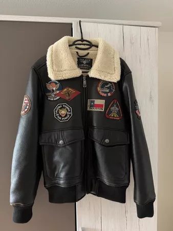 Veste en cuir « Top Gun »